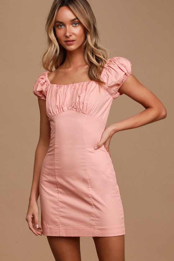 Mini Dress - Short Sleeve Dress - Lulus